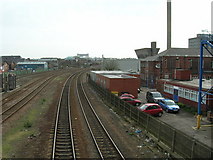 TA0828 : Railway towards Hull Station by JThomas