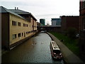 Nottingham Canal looking east from Carrington Street bridge