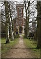 The Pathway to Willen Church