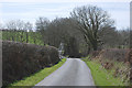 Road approaching Pont Rhyd-las