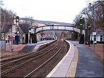 NN9358 : Pitlochry station by Gordon Hatton