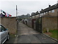 Back lane at Cae Tyddyn estate, Llanrwst