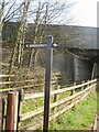 Bridleway sign, Langstone Court Road