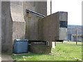 Unusual feature on a concrete water tower