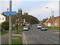 Sewerby Road, looking towards Bridlington Priory