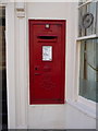 SY6890 : Dorchester: postbox № DT1 2, High West Street by Chris Downer