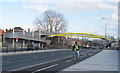 New footbridge over Western Avenue, North Acton