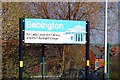 Sign at Bebington Station