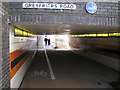 Greyfriars Road subway from the north