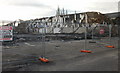 Skate park destroyed by fire, Herbert Road, Newport