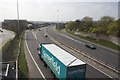 M621 Motorway heading west past Elland Road