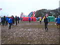 A very muddy field at Cookworthy