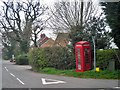 The phone kiosk in Beausale