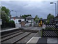 Train approaching Lowdham railway station