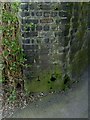 Benchmark on Railway Bridge, Banbury Road, Bicester