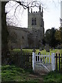 Footpath gate near Riseley Church