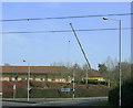 2010 : Crane working near Morrisons Supermarket