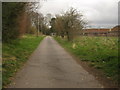 Track to Beech House School, Juniper House and Redwood House