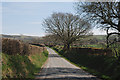 SN5969 : Minor road heading for Trefenter by Nigel Brown