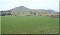 View across sheep pastures towards Tyddyn Mawr farmhouse