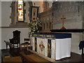 The altar at St Mary, Easebourne