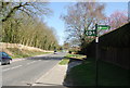 High Weald Landscape Trail sign, Angley  Rd