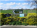 TL6114 : A30 sign to Penzance at Trotters Farm by PAUL FARMER