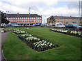 Flowerbed, High Street, Potters Bar, Hertfordshire