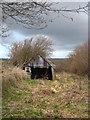 Tumbledown shed near Roserrans