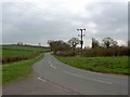 Power lines crossing Thornton Lane