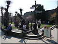 The Crimean War cannon in Castle Square, Ludlow