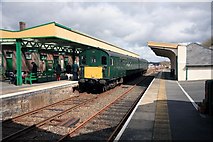 SX5994 : Dartmoor Railway Okehampton station by roger geach