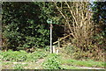 High Weald Landscape Trail signpost, Maypole Lane