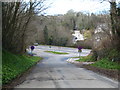 Junction of a minor road with the A39