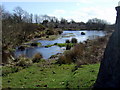 Wallis mill pond and marker stone