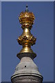 The Gilded top of the Monument, London