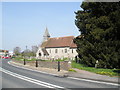 SU8508 : St Nicholas, Mid Lavant as seen from the A286 by Basher Eyre