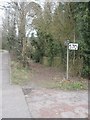 Public Footpath between Allestree and Duffield, Derbyshire
