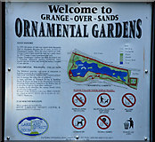 SD4077 : Ornamental Gardens, Grange over Sands by Brian Clift