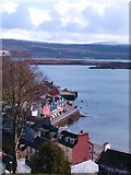 NM5055 : Tobermory harbour front from above by Gordon Hatton