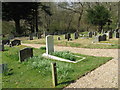 Hillside graveyard at Holy Trinity Church