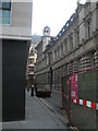 Looking along Copthall Close towards Telegraph Street