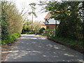 Rocks Lane just east of the A26