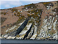 SC4584 : Cliffs just north of Skeirrip by Chris Gunns