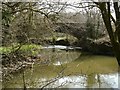 Dipper Mill Bridge as seen from upstream