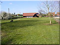 TM3365 : Bruisyard Village Hall and Playing Field by Geographer