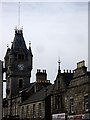 High Street and Stewarts Hall clock tower