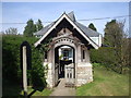 Lych gate at St Michael & All Angels, Michaelston-le-Pit