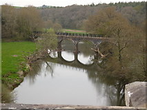 SS4720 : The view downstream from Aqueduct Bridge on the river Torridge by Roger A Smith
