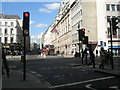 Crossroads of London Wall and Moorgate